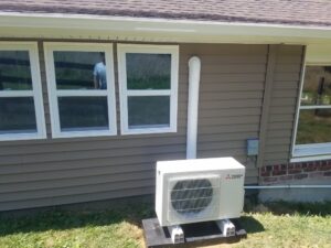 Dave's Cooling and Heating Performs a Mitsubishi Heat Pump Installation in Frederick, MD - Diamond Contractor